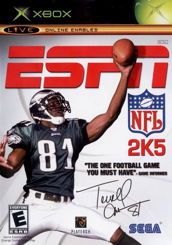 ESPN NFL 2K5 box art for Playstation 2
